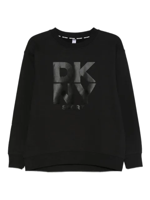 DKNY sudadera con logo estampado