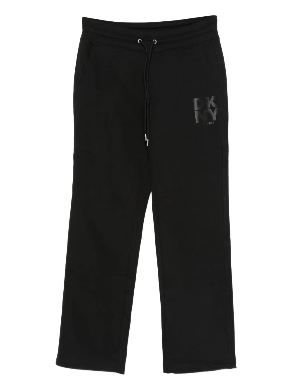 DKNY Trainingsbroek met logoprint en trekkoord Zwart