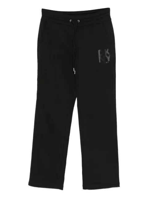 DKNY logo-print drawstring track pants 