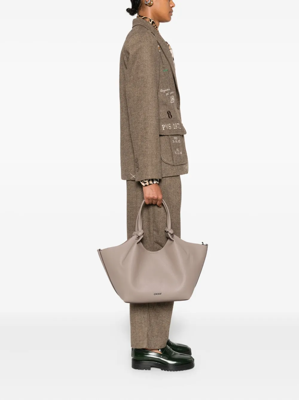DKNY medium Paula Commuter tote bag - Beige