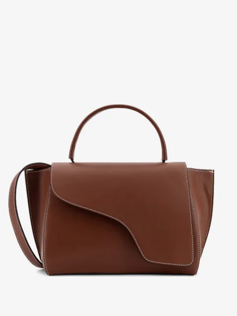 ATP Atelier Arezzo contrast-stitching tote bag