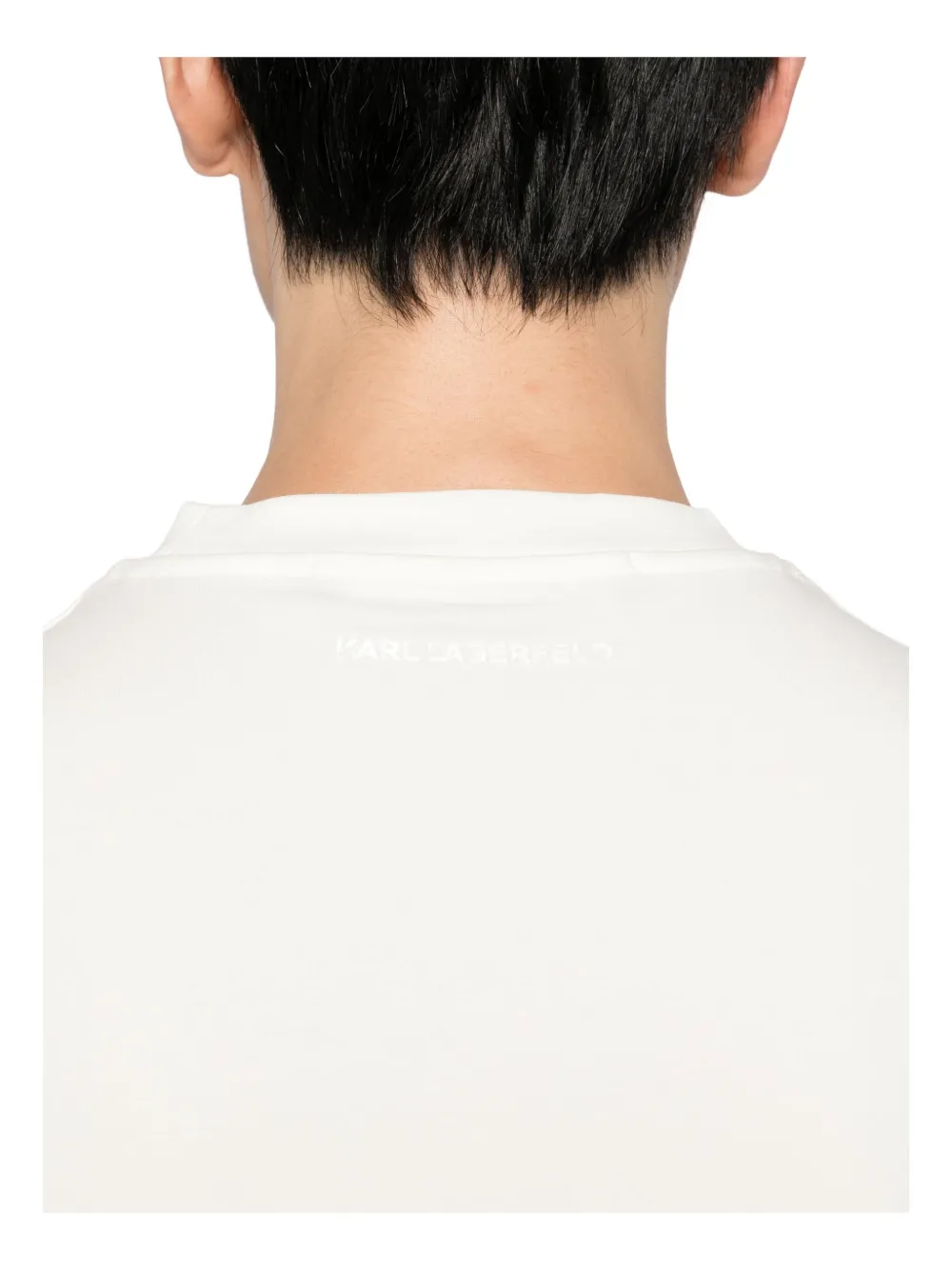 Karl Lagerfeld Ikon-print T-shirt In Neutral