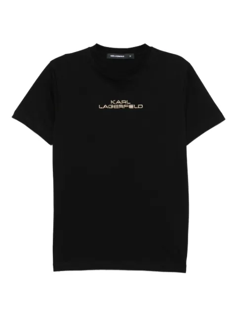 Karl Lagerfeld t-shirt à logo embossé