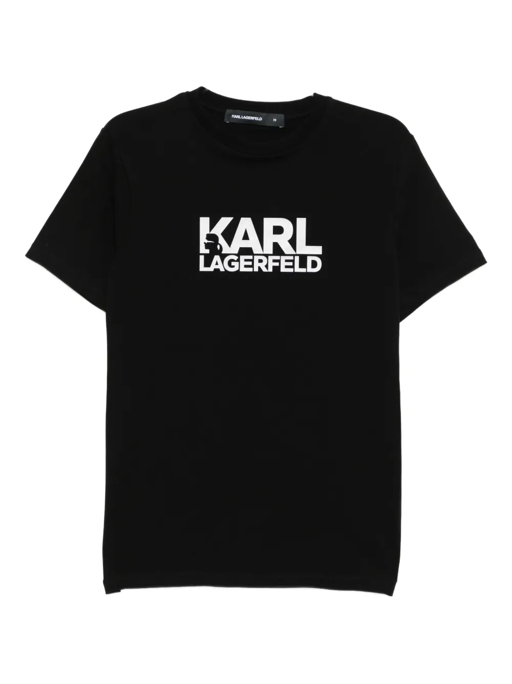 Karl Lagerfeld logo-print T-shirt | Black | Image 1