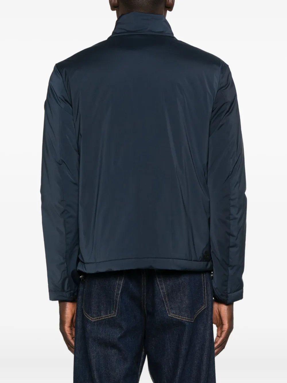 Colmar Jas met hoge hals en rits aan de voorkant Blauw