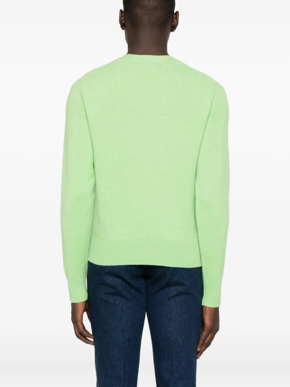 TOM FORD raglan-sleeve crew-neck sweater Groen