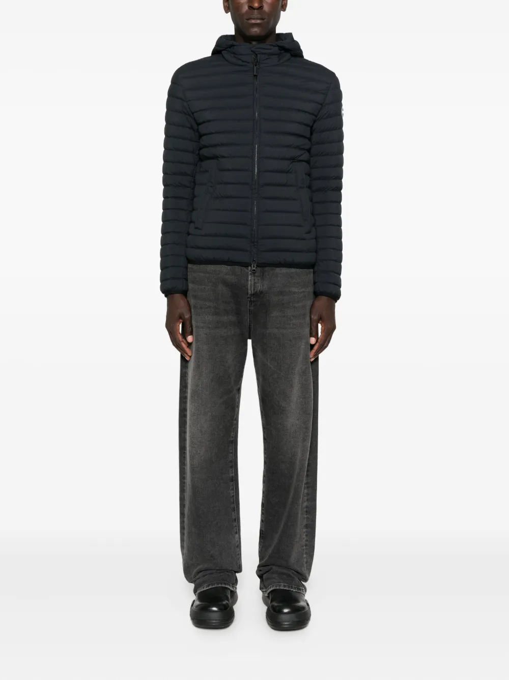 Colmar Hooded Quilted Jacket In Black