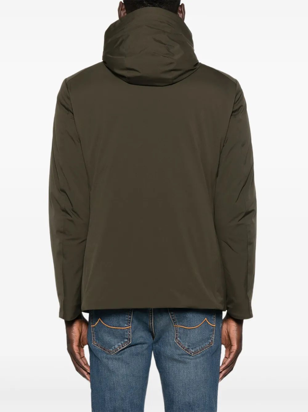 Montecore Hooded Flap-pocket Jacket In Green
