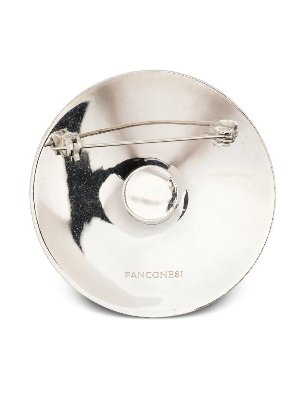 Panconesi Lamina Barbell brooch - Zilver
