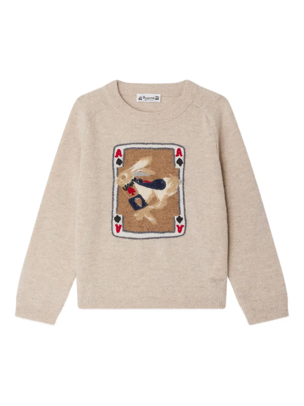 Bonpoint Top Emerson a maniche lunghe - Toni neutri