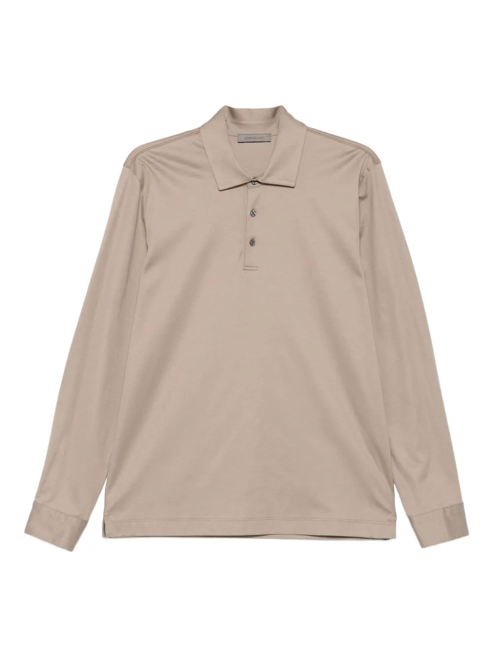 Corneliani long-sleeve polo shirt | Neutrals | Image 1