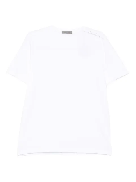 Corneliani playera manga corta con logo bordado