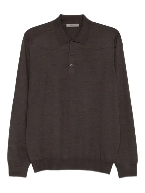 Corneliani playera tipo polo manga larga