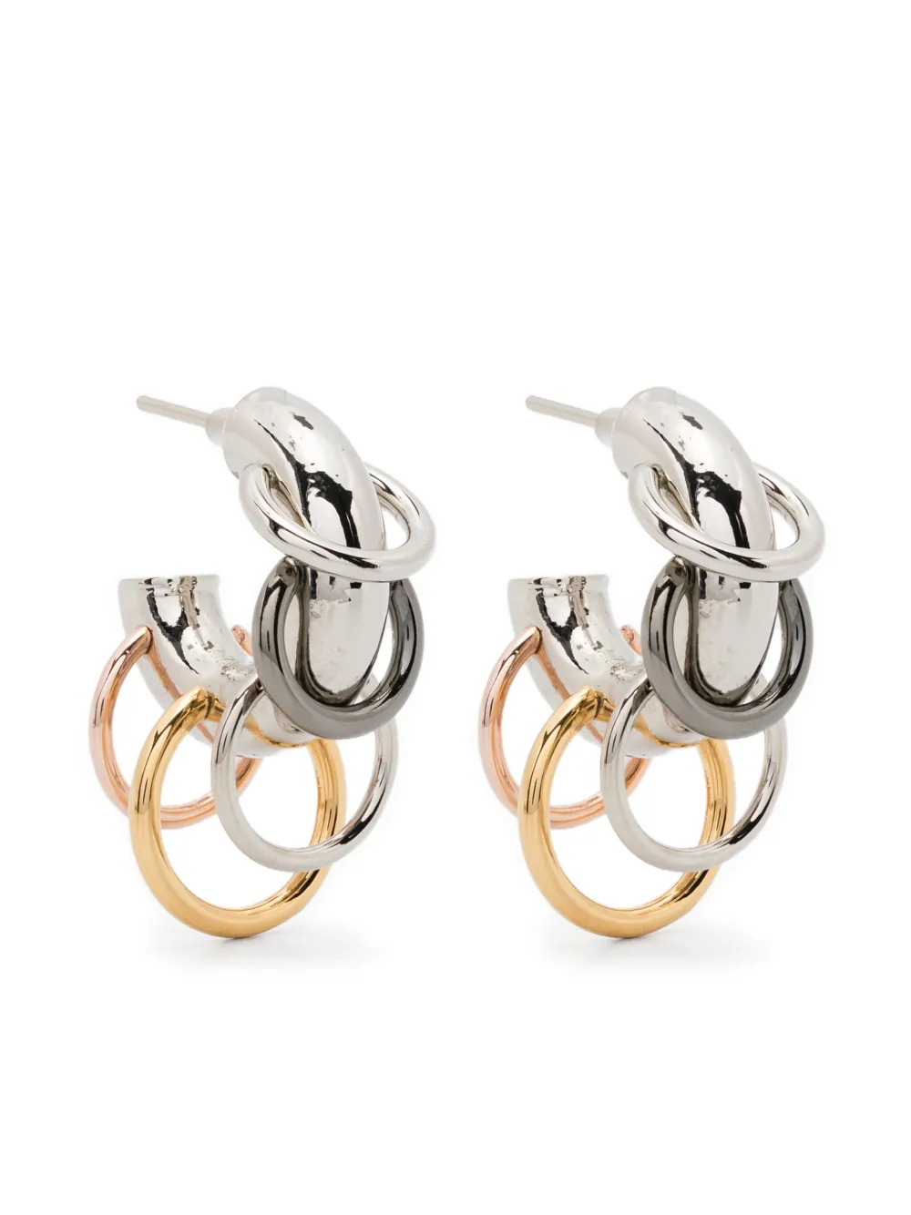 Panconesi ring-hoop earrings | Silver | Image 1