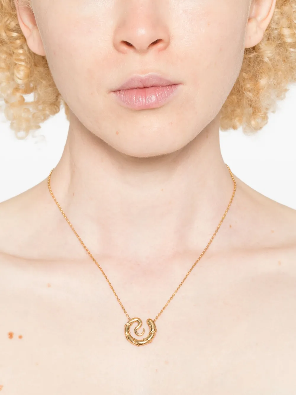 Panconesi Serpent Medallion chain necklace - Goud
