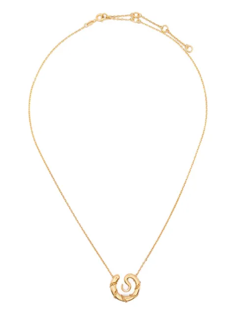 Panconesi Serpent Medallion chain necklace