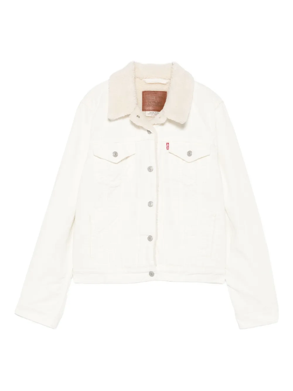 Levi's Corduroy Sherpa-collar Jacket In Neutral