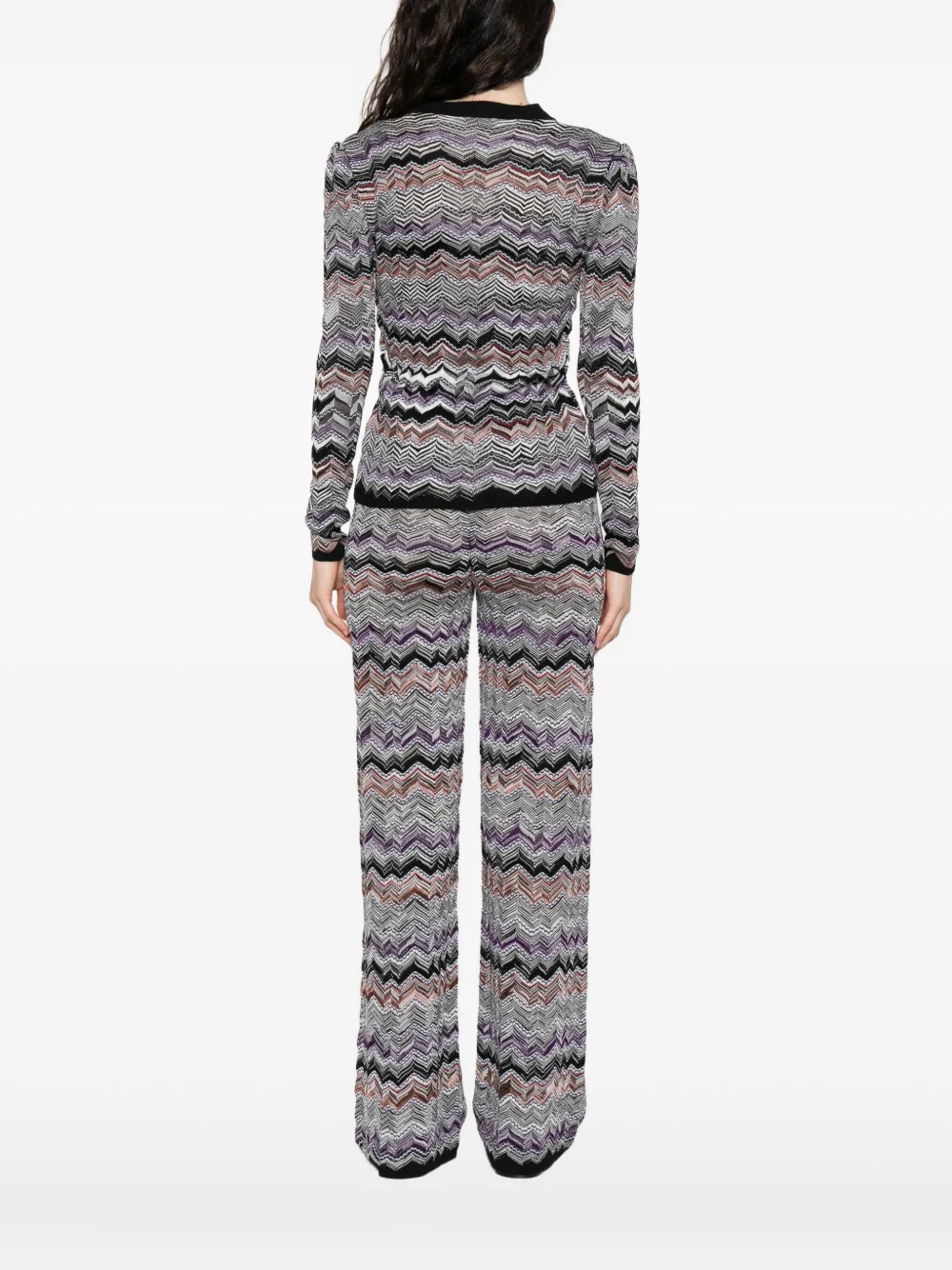 Missoni Vest met chevron-streep Zwart