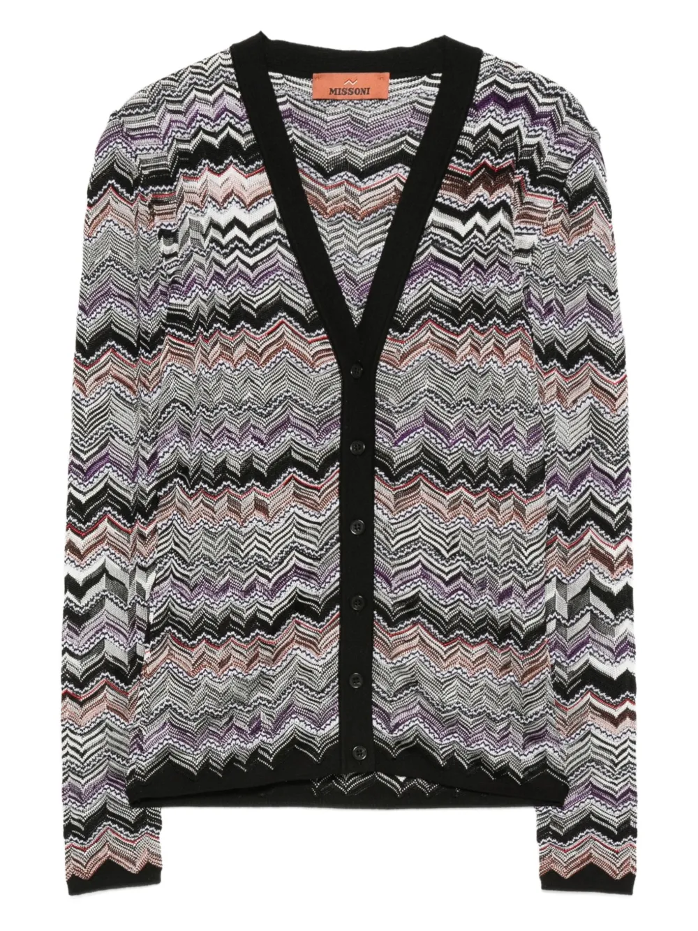 Missoni Vest met chevron-streep Zwart