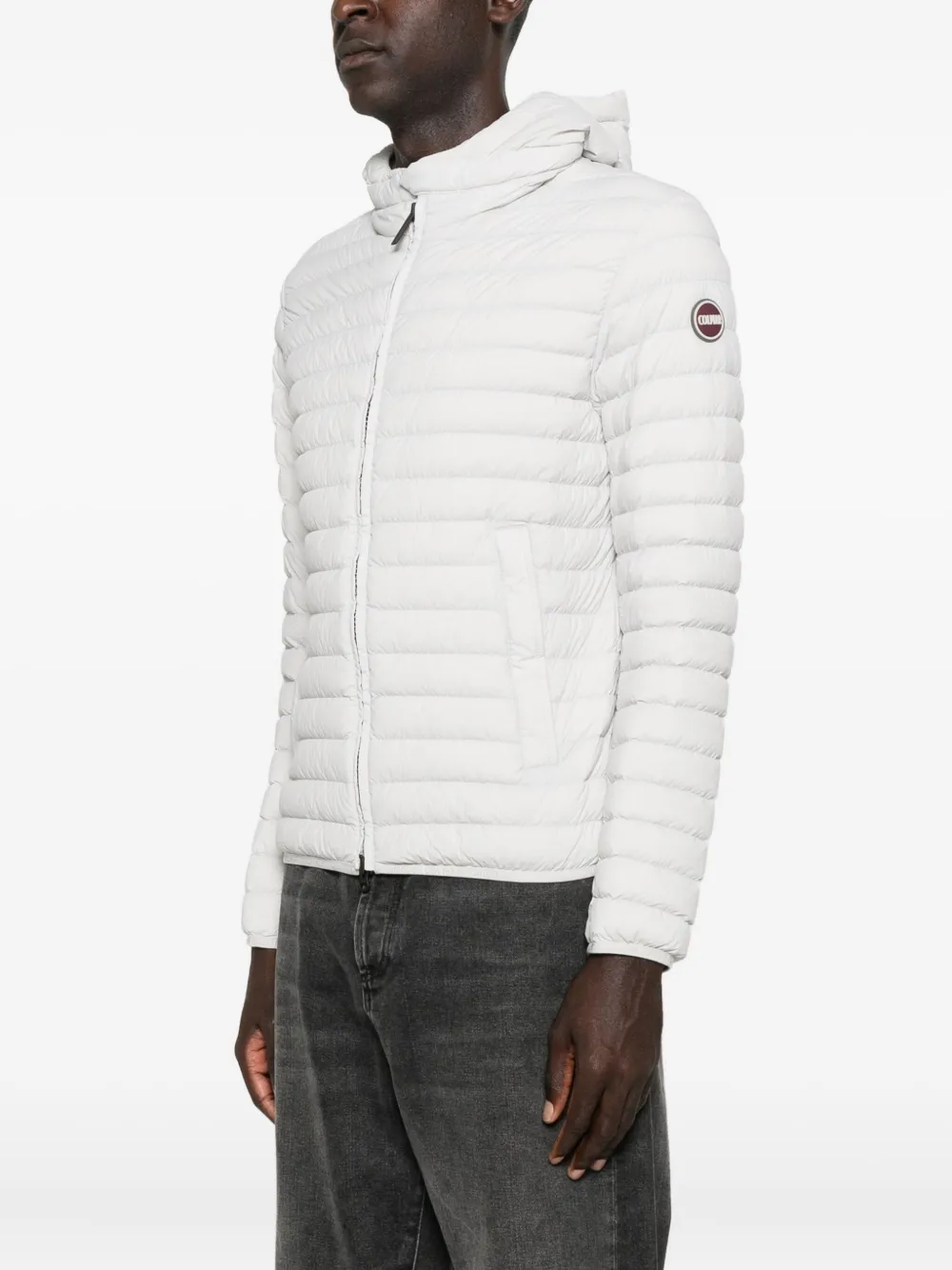 Colmar Lightweight Down Jacket With Hood In White
