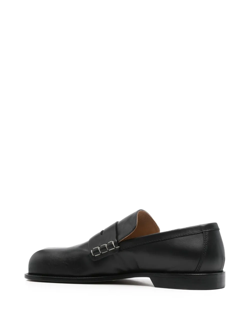 JW Anderson Paw leather loafers Black