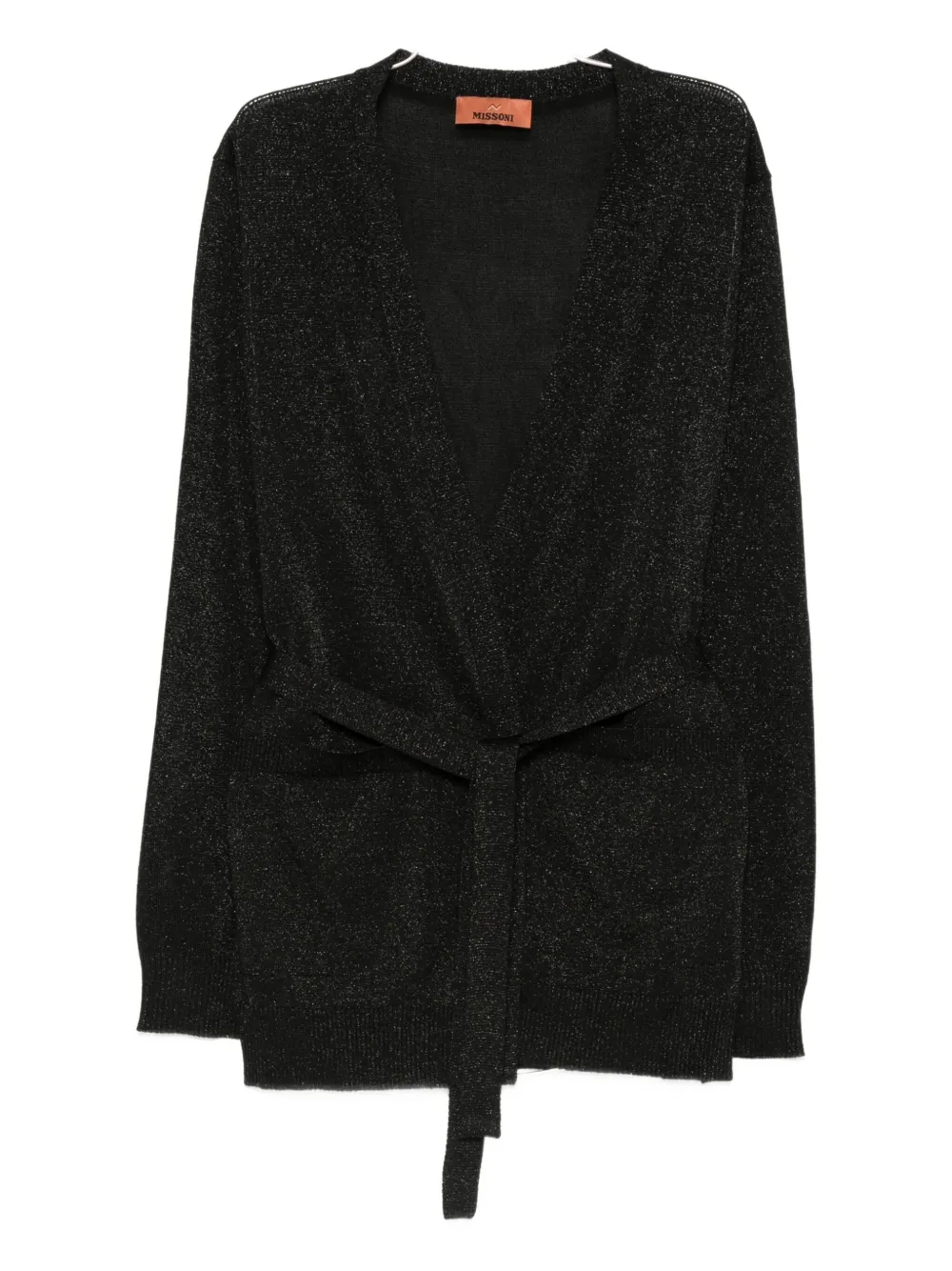 Missoni Belted Cardigan In Black