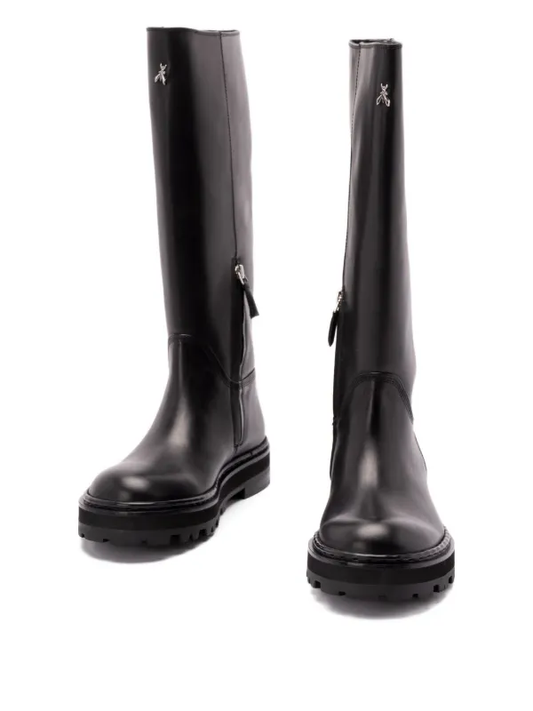 Patrizia Pepe Stivali Al Ginocchio Con Zip 50mm Nero FARFETCH IT
