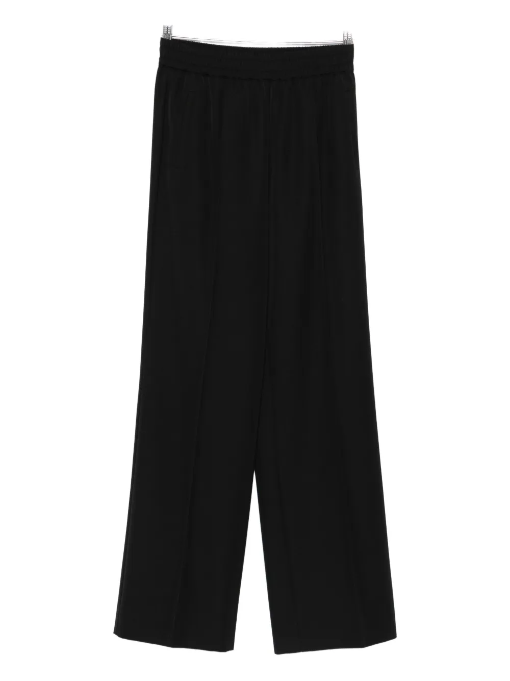 Dolce & Gabbana Straight-leg High Waist Trousers With Wide Leg In Black