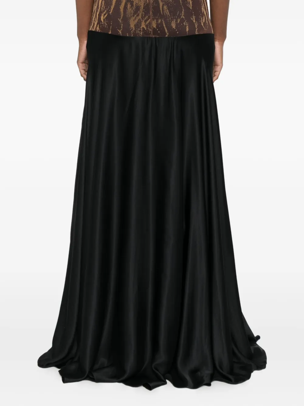 Diesel O-Garcia flared maxi-rok Zwart