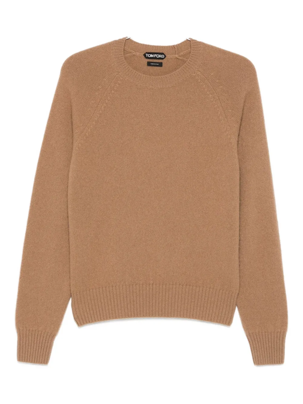 Tom Ford Raglan-sleeve Cashmere Sweater In Neutral