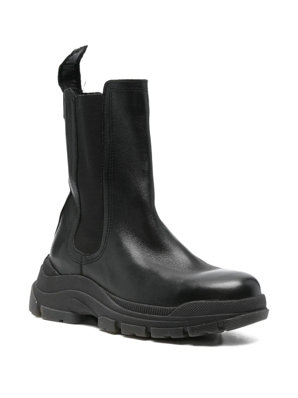 Marc O'Polo leather Chelsea boots Black