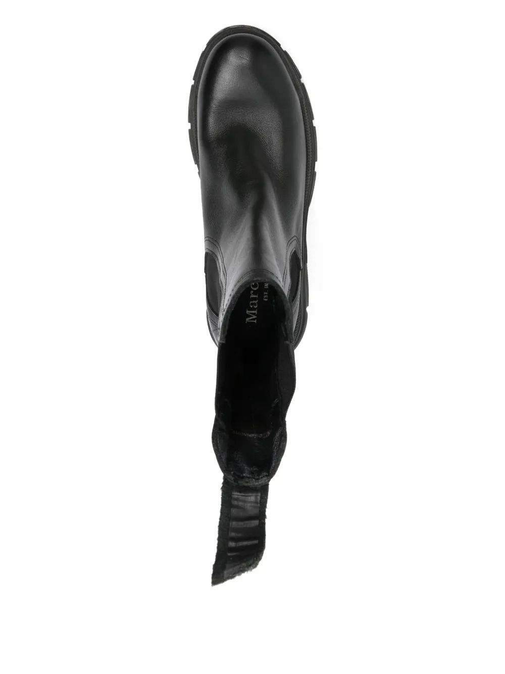 Marc O'Polo leather Chelsea boots Black