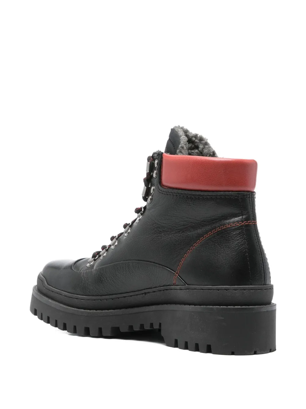 Marc O'Polo lace-up leather boots Black