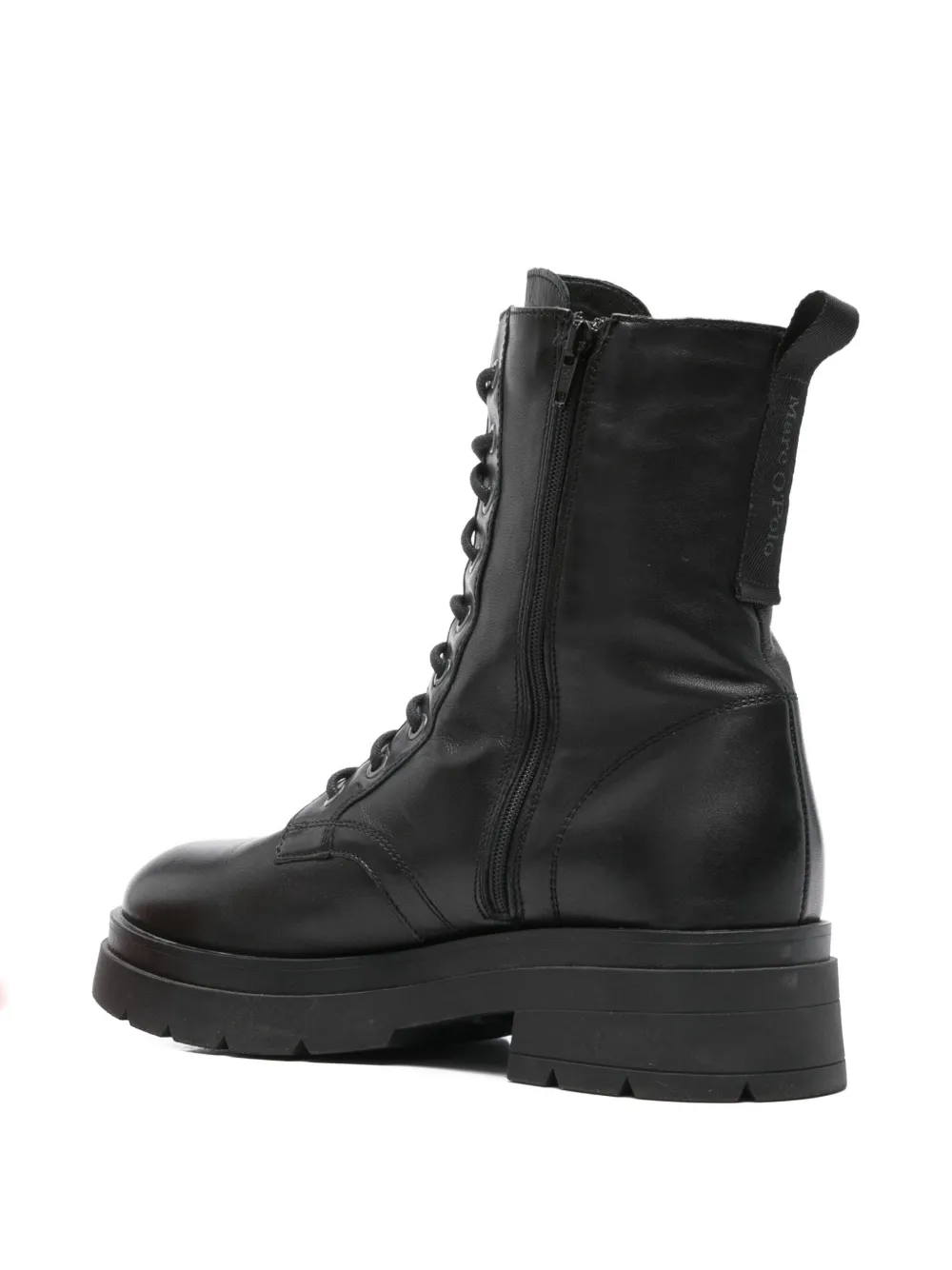 Marc O'Polo lace-up leather boots Black