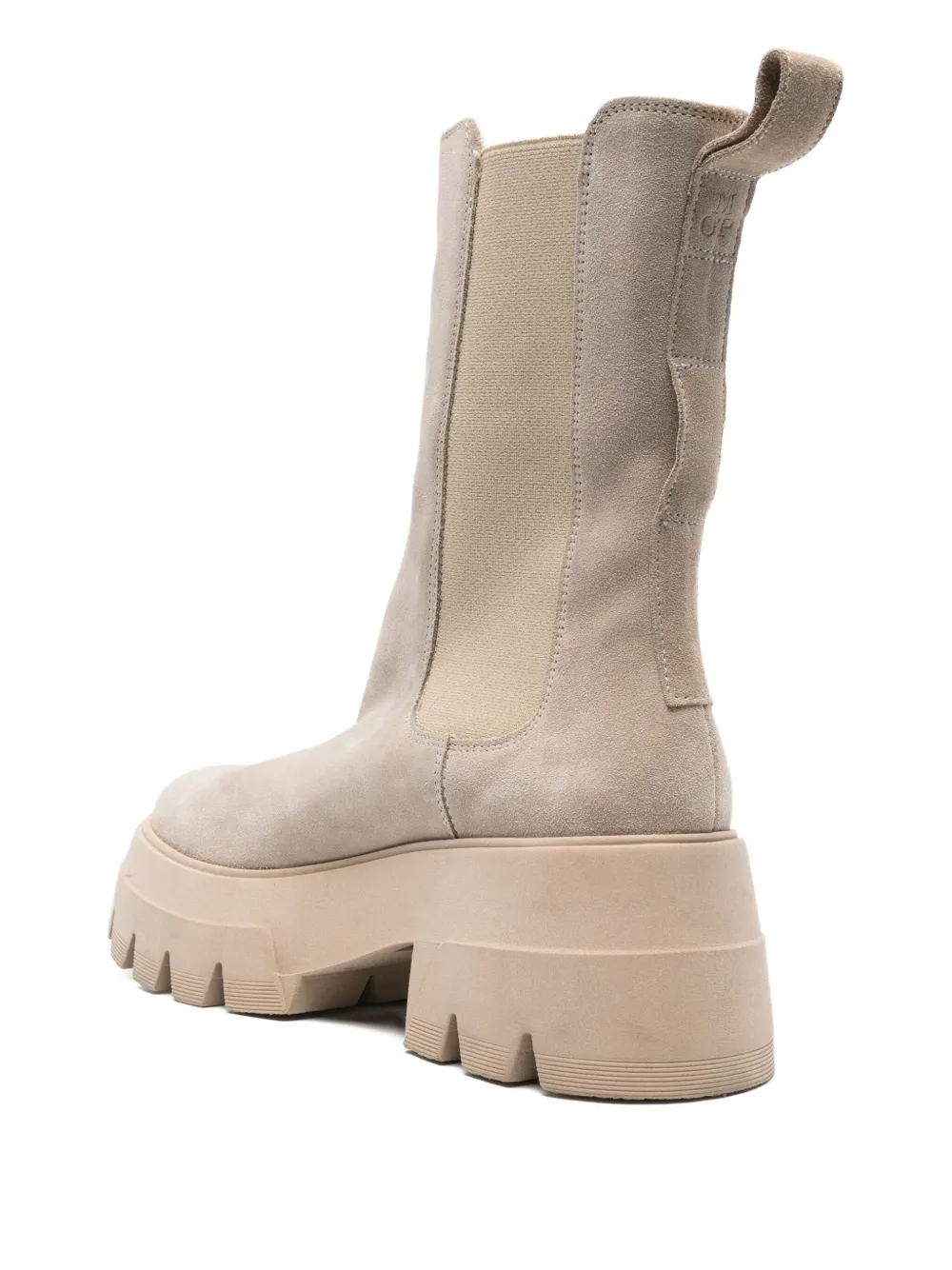 Marc O'Polo 70mm elasticated-panel platform boots Neutrals