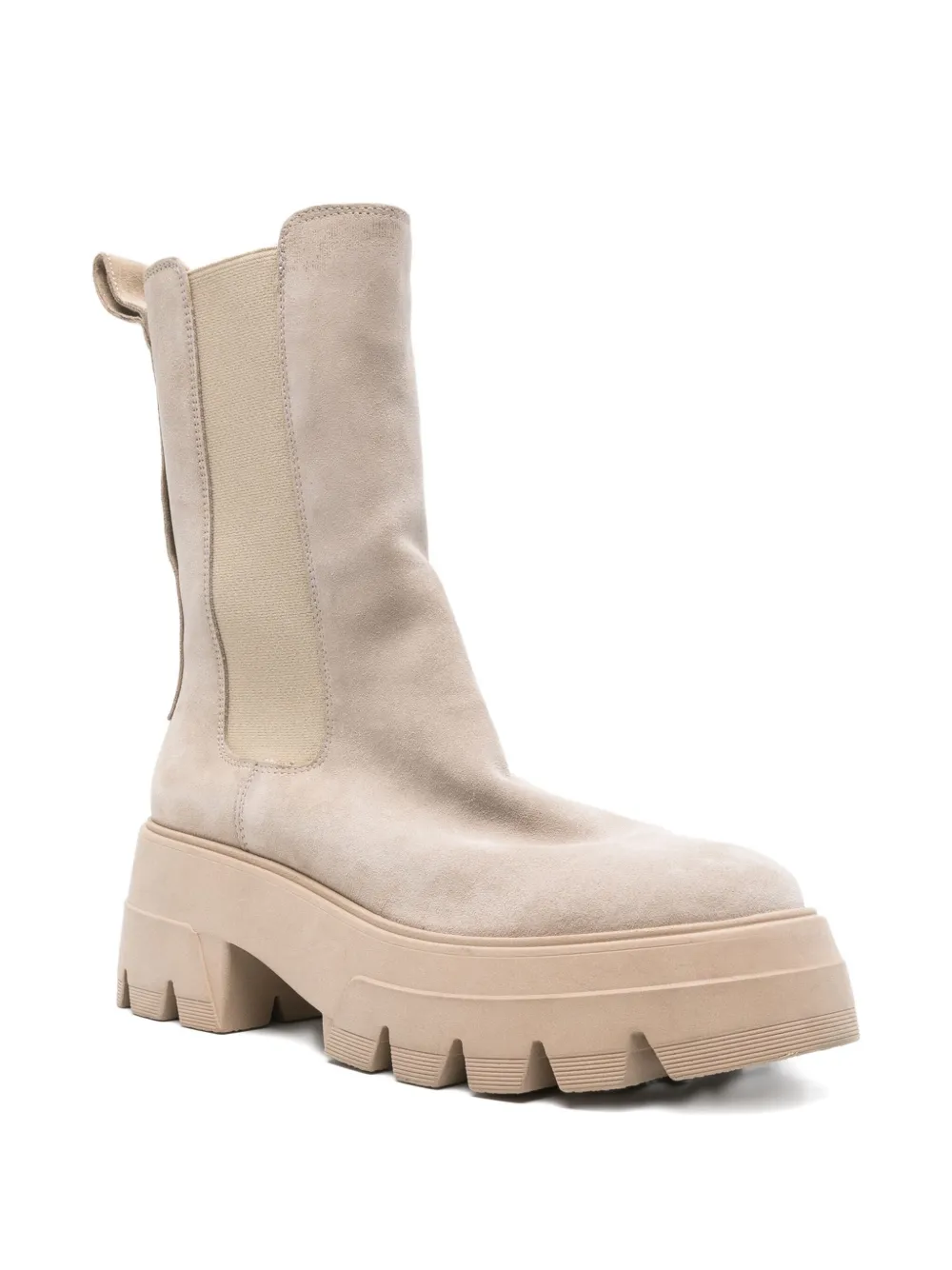 Marc O'Polo 70mm elasticated-panel platform boots Neutrals