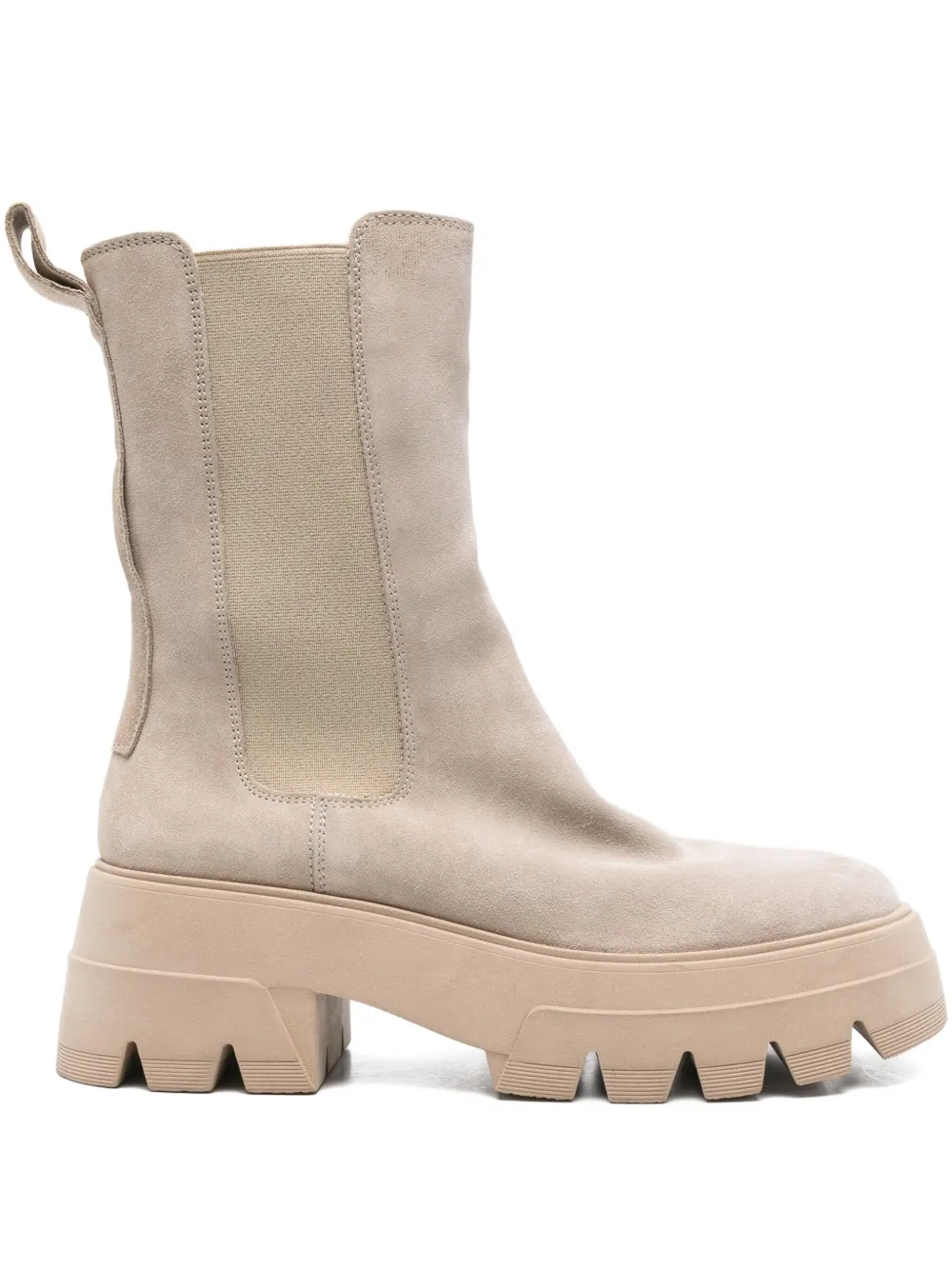 Marc O'Polo 70mm elasticated-panel platform boots Neutrals
