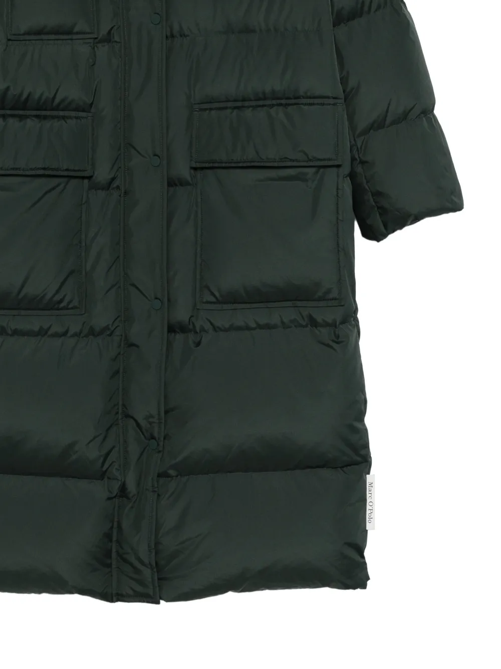 Marc O'polo Hooded Zip-up Oversized Coat In Multi