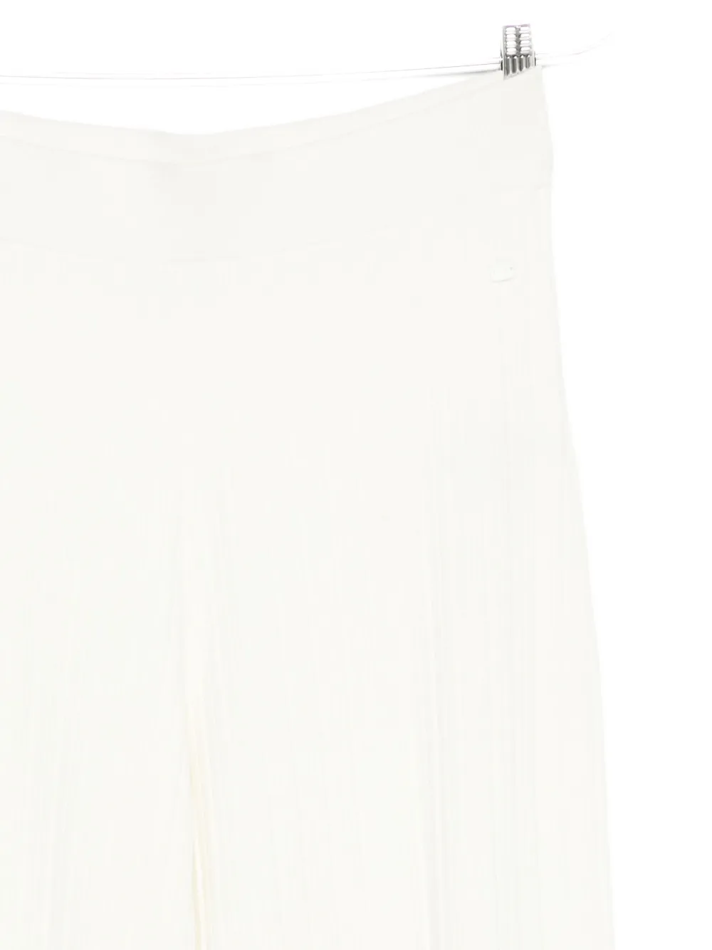 Marc O'polo Ribbed-knit Trousers In White