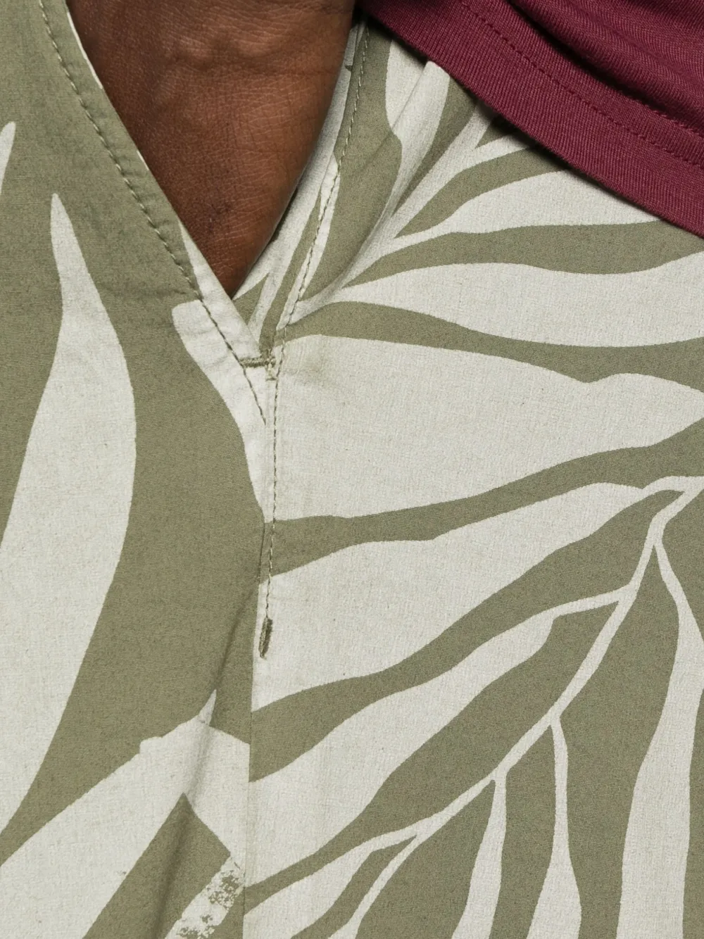 Marc O'polo Leaf-print Shorts In Green