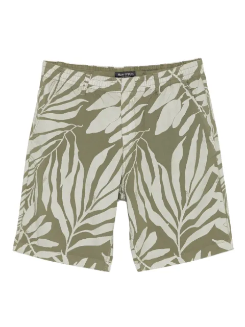 Marc O'Polo bermudas con hojas estampadas
