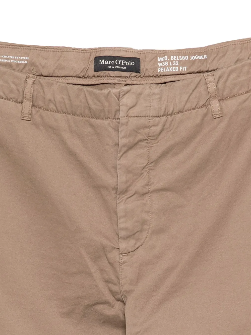 Marc O'Polo Twill broek Bruin