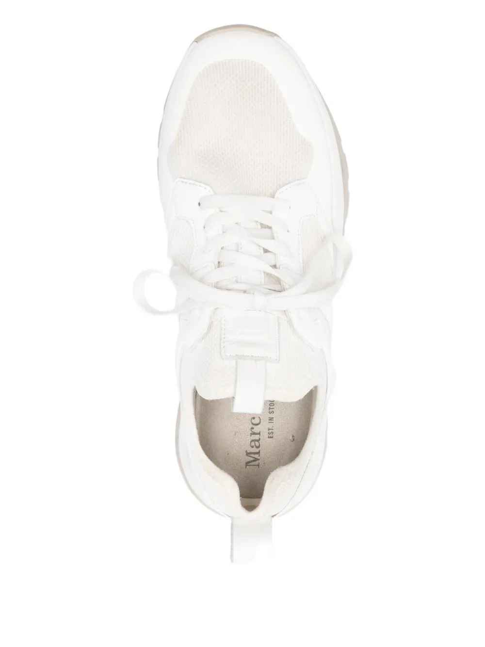 Marc O'Polo Sneakers met vlakken Wit