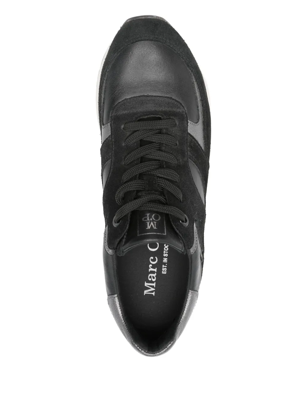 Marc O'Polo leather trainers Black
