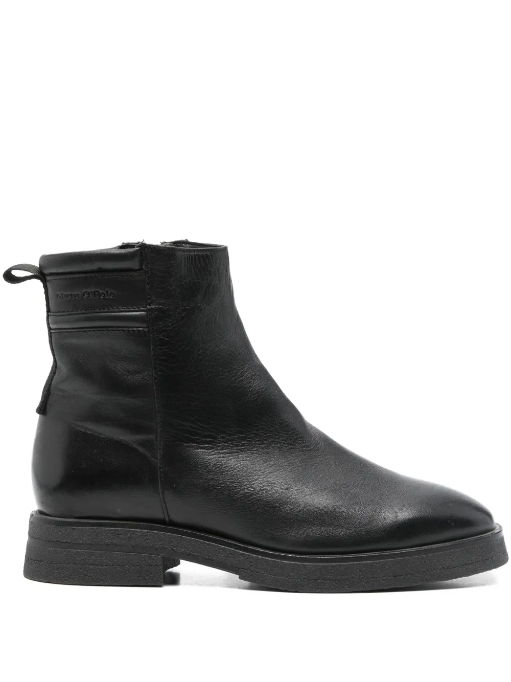 Marc O'Polo zip-detail ankle boots Black