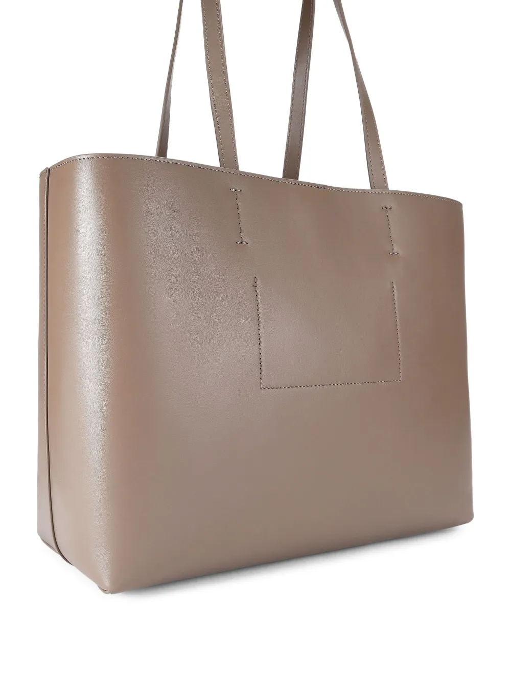 Kurt Geiger Chelsea Leather Tote Bag In Neutral