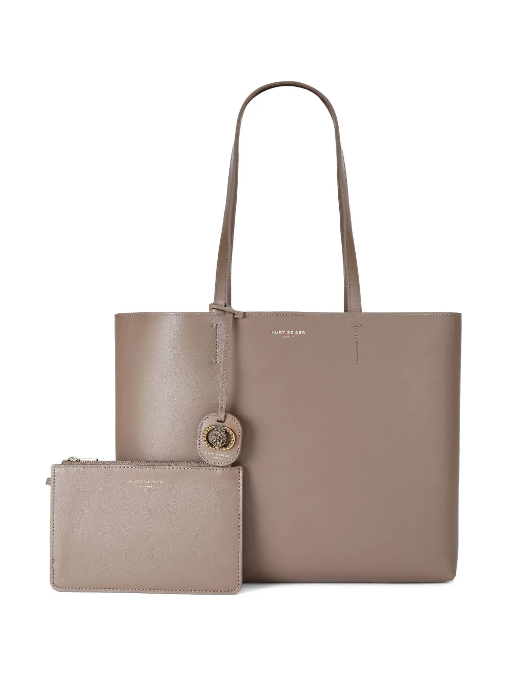 Kurt Geiger London Chelsea leren shopper Beige