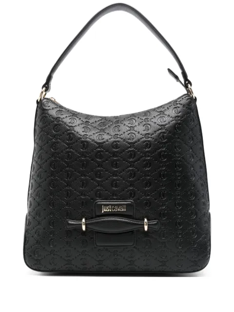 Just Cavalli embossed-logo tote bag