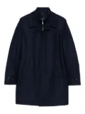 Fay zip wool coat - Blue