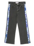 PUCCI Junior side-panel jeans - Grey